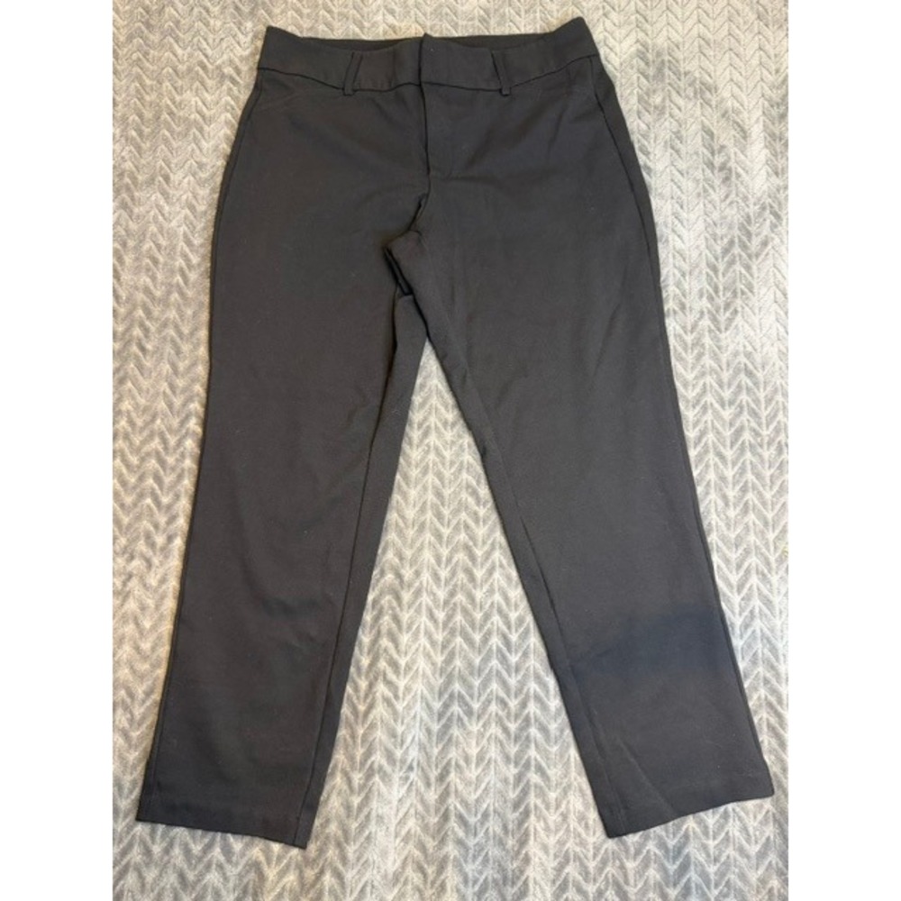 Michael Kors Womens Black Stretch Ankle Dress Pants Size‎ 12 0052